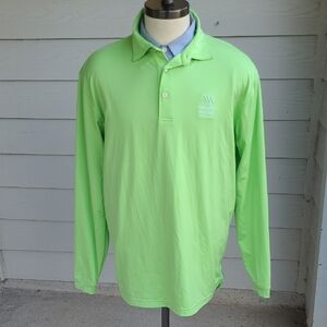PETER MILLAR Summer Comfort Waldorf Astoria Golf Club L Polo Long‎ Sleeve Shirt